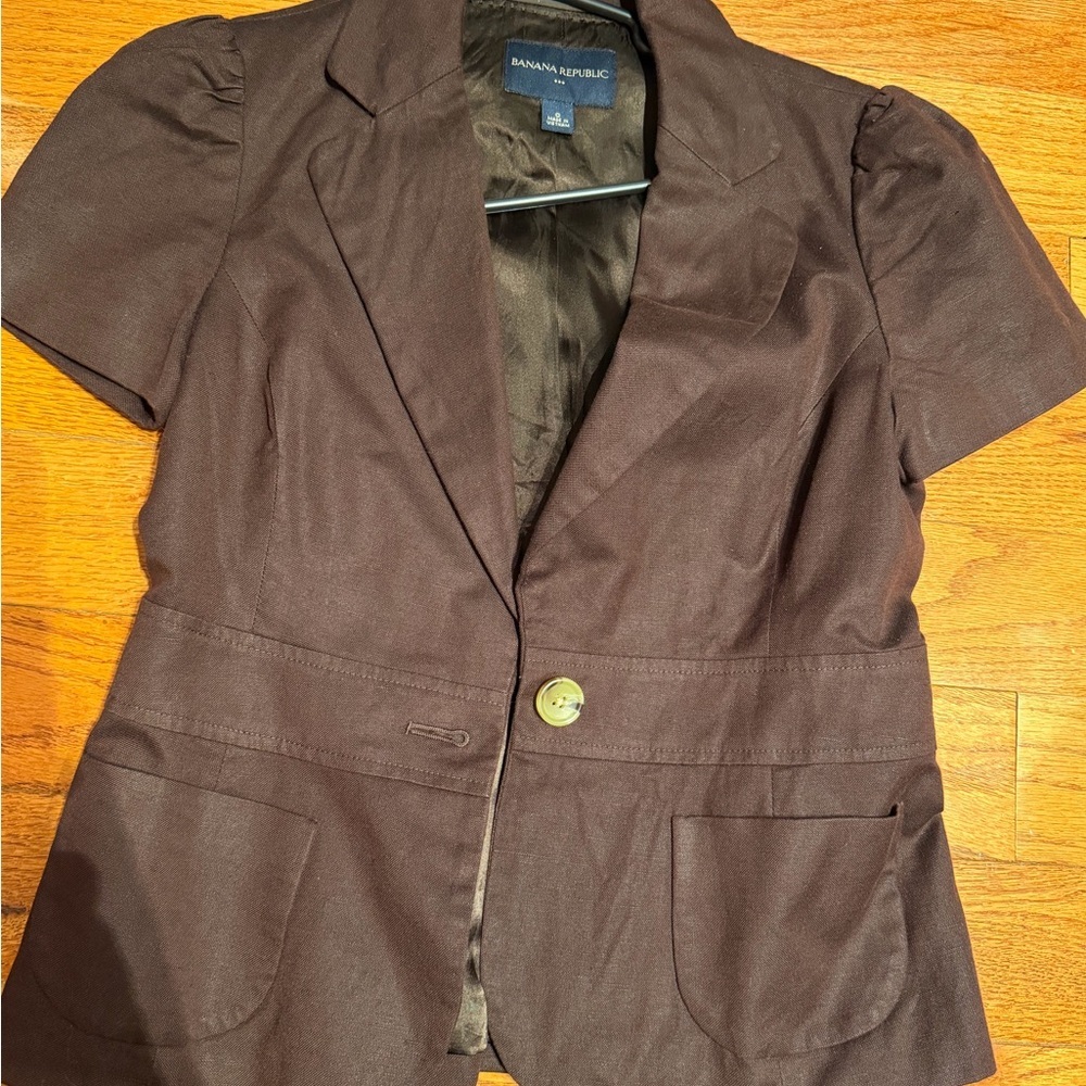 Banana Republic Women's Dark Brown Blazer